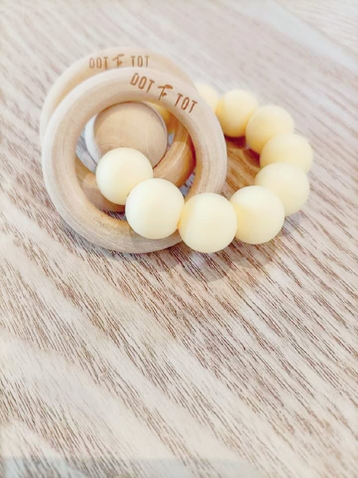 WOODEN SILICONE TEETHER
